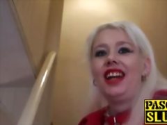 Horny nymphomaniac Valentina gets a large cock in her pussy