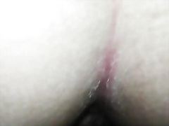 look at the close-up of my butt eager to be penetrated while I have 4 balls skewered deep inside my hairy cunt