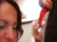 v. husband brutalizes his pretty wife in the kitchen!