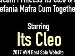 Webcam Princess Its Cleo & Sexy Stefania Mafra Cum Together!