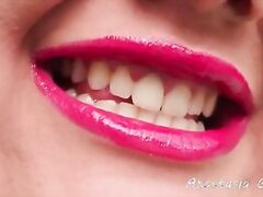 Extremely sharp teeth #2 – model Anastasia Gree