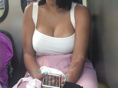 Latin tits on the shuttle bus