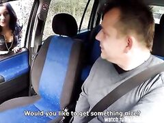 Hot prostitute banged in car