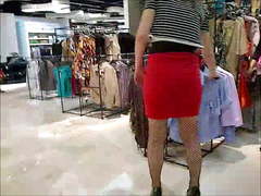 Voyeur Red Skirt