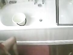 Now I know what my mom usually do on toilet. Hidden cam
