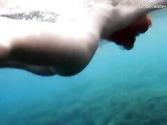 Tenerife underwater swimming hot ginger