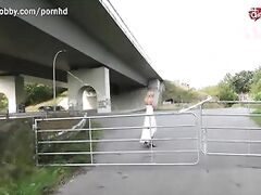 Good Samaritan Picks up Blonde German MILF