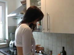 German teen Fuck in the Kitchen