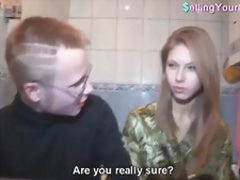 Blonde Russian Teen Blowing