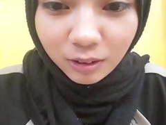 Malay - awek tudung hitam