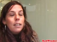 Dutch hooker pussyfucked after cocksucking
