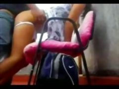 Argentina cogen en la terraza