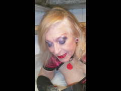 Joy in her military outfit sucks and fucks with me