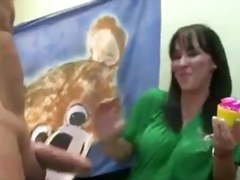 Horny Birthday Party Girls Get Some Cock