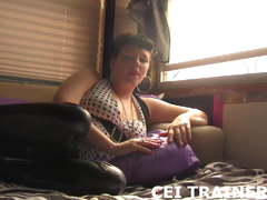 Eat a hot load of your own cum or face the punishment