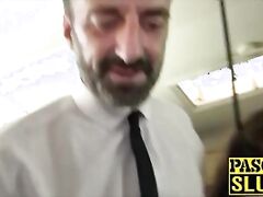 Kinky BBW Estella Bathory dominated with big cock