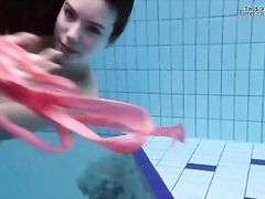 Underwater hot girls swimming naked