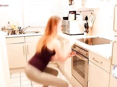 First Video - My Girlfriend have Fun in the Kitchen