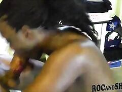 HORNY BLACK COUPLE FUCK !!