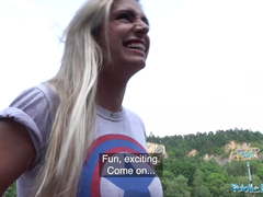 Public Agent Hot Brazilian twerker Mia Linz fucked outoors