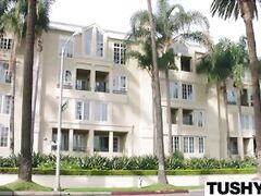 TUSHY Wrong Girl Has Hot Asshole With Boyfriends Roommate