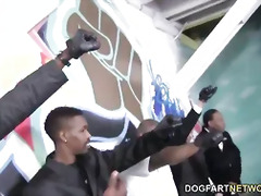 Kagney Linn Karter Interracial Gangbang