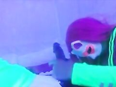 @SexyNeonKitty Short Clip Sloppy Blowjob Night 3 Chaturbate Live