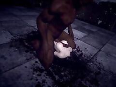 Skinny slut's d. body fucked hard