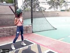 Asian teen Aria Skye gets her tight pussy pounded