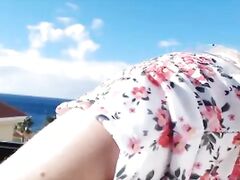 Cute Blond Teen teasing Balcony lush coconut_girl1991_271116 chaturbate REC