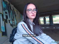 Public Agent Hot Czech body fucked under public bridge