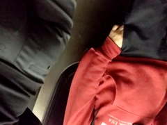 Bulging next to nice booty