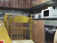 Jesus Sanchez sex between the kitchen stove with the brunette tetoncita GUI045