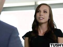 TUSHY Young Assistant Aidra Fox Fucked in the Ass