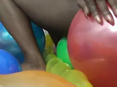 Kassey Starr Black Thong Sit to POP