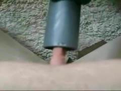 Girl and vacuum cleaner fun